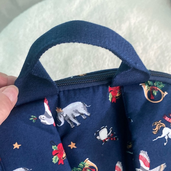 ?❄️Vera Bradley Campus Backpack, Holiday “ Snow Globe Motifs” main image 6